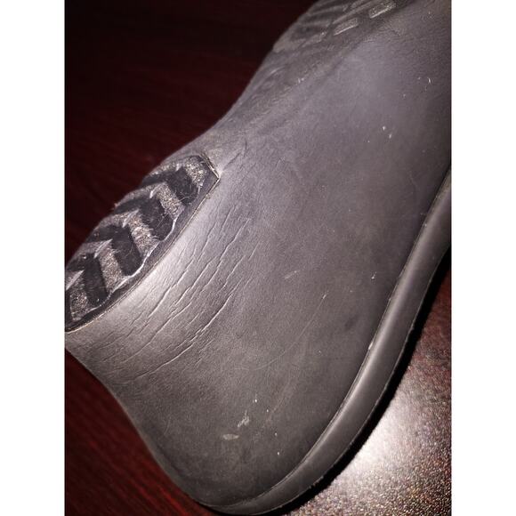 Crocs Wedge Sandals sz 9 Women's Sassari Open Toe Slip Ons Summer Black - Picture 12 of 13